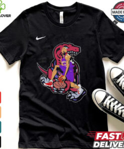 Vince Carter Dunk Toronto Raptors Nike logo shirt