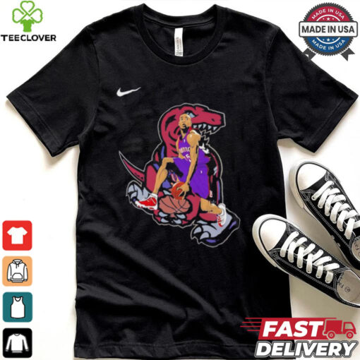 Vince Carter Dunk Toronto Raptors Nike logo shirt