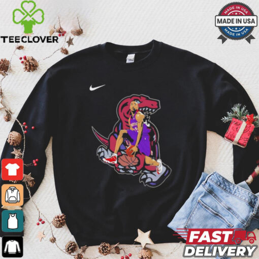 Vince Carter Dunk Toronto Raptors Nike logo shirt