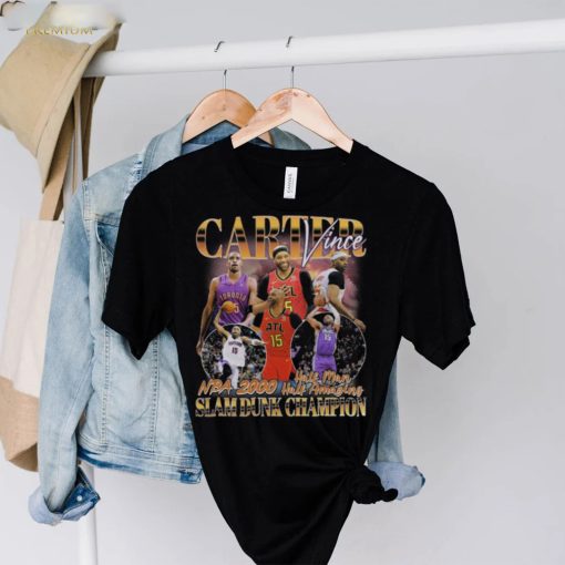 Vince Carter NBA 2000 Half Man Half Amazing Slam Dunk Champion Shirt