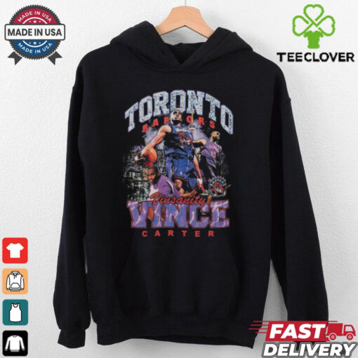 Vince Carter Toronto Raptors Mitchell & Ness Hardwood Classics Bling Concert Player T Shirt