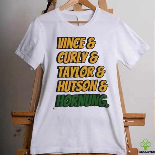 Vince, Curly, Taylor, Hutson And Hornung Legends Of Green Bay Packers Shirt