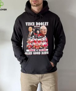 Vince Dooley 1932 2022 Georgia Bulldogs Damn Good Dawg Signature Shirt