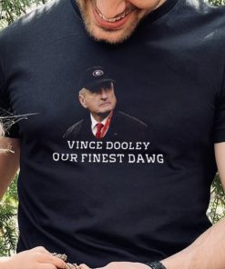 Vince Dooley our finest dawg Georgia Football coach t shirt