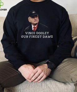 Vince Dooley our finest dawg Georgia Football coach t shirt