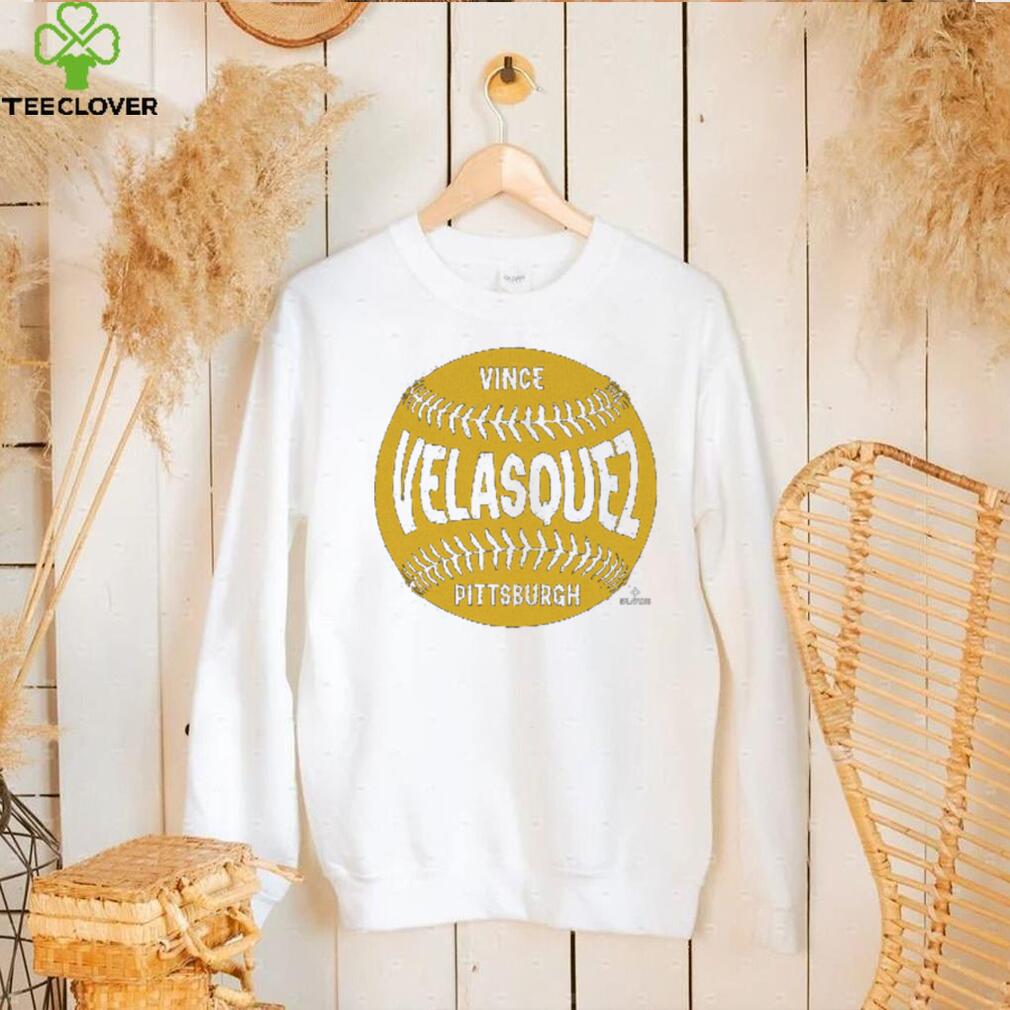 Vince Velasquez Pittsburgh Baseball WHT Shirt Vince Velasquez Pittsburgh Baseball WHT Shirt