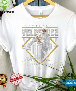 Vince Velasquez Pittsburgh Diamond Name WHT Shirt 1 Vince Velasquez Pittsburgh Diamond Name WHT Shirt