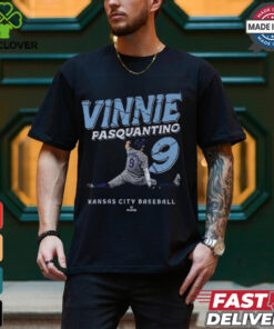 Vinnie Pasquantino #9 Kansas City Baseball Slide t shirt