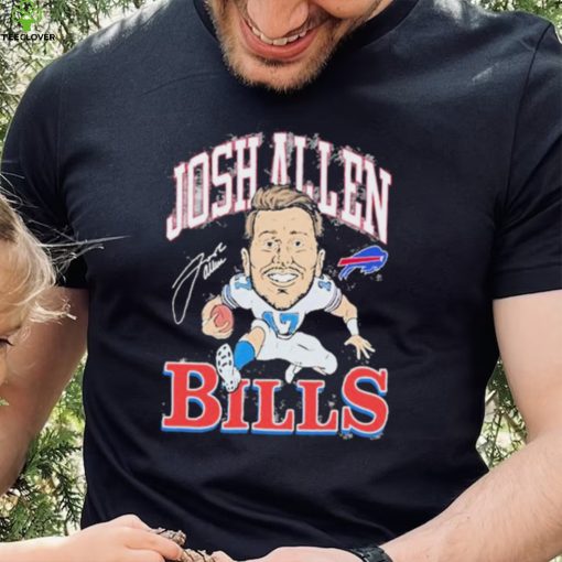 Vintage 17 Josh Allen Buffalo Bills Signature Shirt