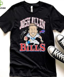 Vintage 17 Josh Allen Buffalo Bills Signature Shirt