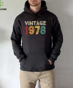 Vintage 1978 45 Years Old Boys And Girls 45th Birthday T Shirt