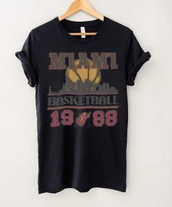 Vintage 1988 Miami Heat Basketball Sweatshirt, Retro Miami Basketball Shirt tee