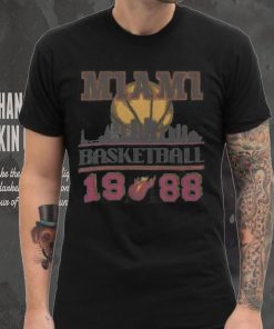 Vintage 1988 Miami Heat Basketball Sweatshirt, Retro Miami Basketball Shirt tee
