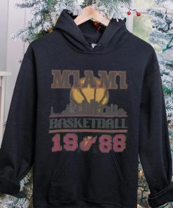 Vintage 1988 Miami Heat Basketball Sweatshirt, Retro Miami Basketball Shirt tee