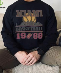 Vintage 1988 Miami Heat Basketball Sweatshirt, Retro Miami Basketball Shirt tee