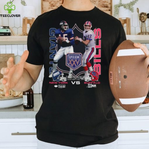Vintage 1991 New York Giants vs Buffalo Bills T shirt