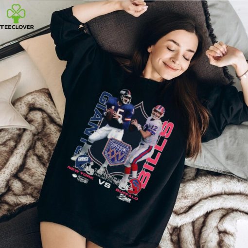 Vintage 1991 New York Giants vs Buffalo Bills T shirt