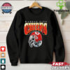 Kansas City Chiefs 2024 2025 AFC Championship Champions Logo With KC Wolf Mascot Unisex T Shirt