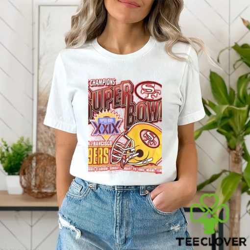 Vintage 1995 NFL SF 49ers Super Bowl XXIX NFC Champions Shirt