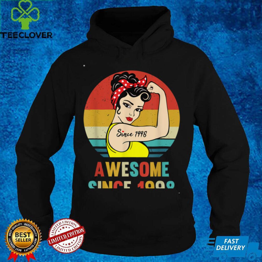 Vintage 1998 Birthday Gift For Women 24 Year 24th Birthday T Shirt Vintage 1998 Birthday Gift For Women 24 Year 24th Birthday T Shirt