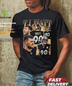 Vintage 90s Graphic Style TJ Watt T Shirt