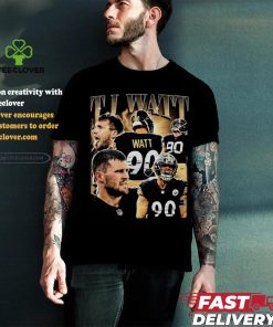 Vintage 90s Graphic Style TJ Watt T Shirt