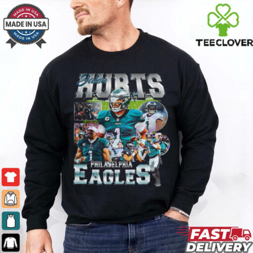 Vintage 90s Jalen Hurts Philadelphia Eagles Super Bowl Champions shirt