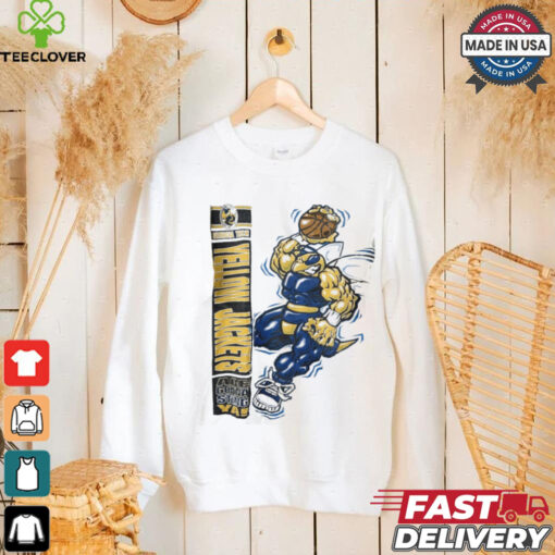 Vintage 90s NFL Georgia Tech Yellow Jackets AOP T Shirt