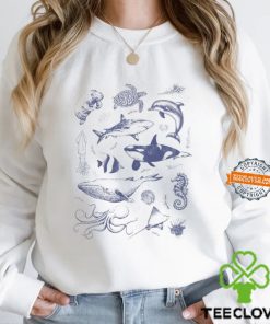 Vintage 90s Tattoo Sea Animal Tshirt