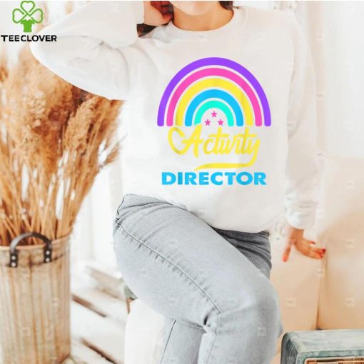 Vintage Activity Director Teacher Rainbow Professionals T Shirt