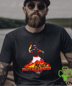Vintage Adley Rutschman Baltimore Orioles player flame shirt