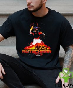Vintage Adley Rutschman Baltimore Orioles player flame shirt