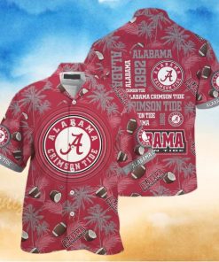 Vintage Aloha NCAA Alabama Crimson Tide Hawaiian Shirt Beach Gift For Dad