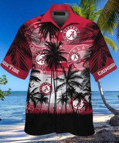 Vintage Aloha NCAA Alabama Crimson Tide Hawaiian Shirt Summer Beach Gift