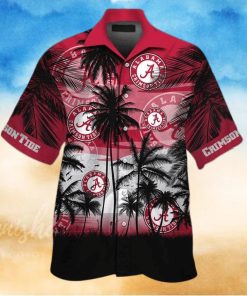 Vintage Aloha NCAA Alabama Crimson Tide Hawaiian Shirt Summer Beach Gift