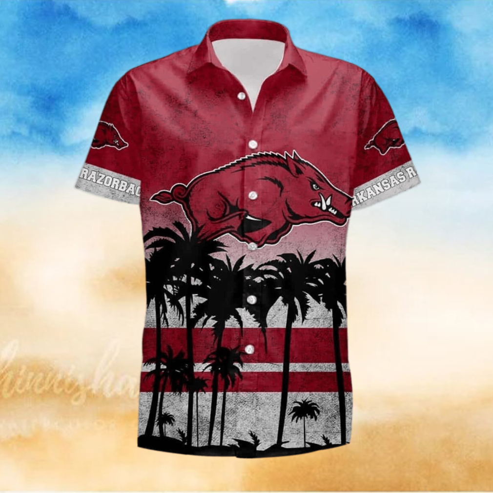 Vintage Aloha NCAA Arkansas Razorbacks Hawaiian Shirt Summer Vacation Gift Vintage Aloha NCAA Arkansas Razorbacks Hawaiian Shirt Summer Vacation Gift