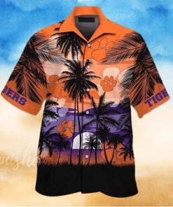 Vintage Aloha NCAA Clemson Tigers Hawaiian Shirt Gift For Beach Lovers