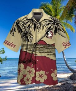 Vintage Aloha NCAA Florida State Seminoles Hawaiian Shirt Beach Gift For Friend