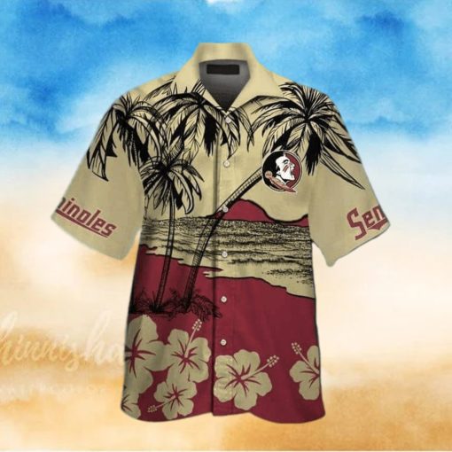 Vintage Aloha NCAA Florida State Seminoles Hawaiian Shirt Beach Gift For Friend