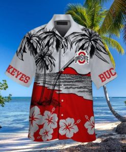 Vintage Aloha NCAA Ohio State Buckeyes Hawaiian Shirt Beach Gift For Dad