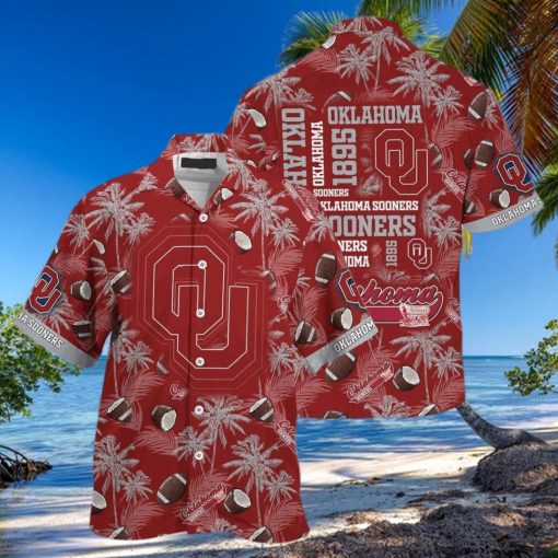 Vintage Aloha NCAA Oklahoma Sooners Hawaiian Shirt Beach Gift For Him