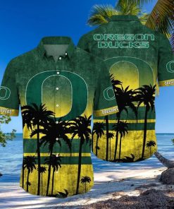 Vintage Aloha NCAA Oregon Ducks Hawaiian Shirt Beach Gift For Friend