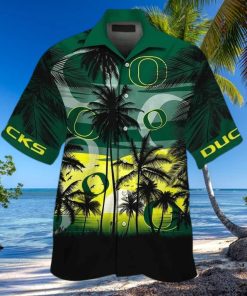 Vintage Aloha NCAA Oregon Ducks Hawaiian Shirt Gift For Beach Lovers