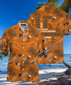 Vintage Aloha NCAA Texas Longhorns Hawaiian Shirt Gift For Football Fans
