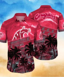 Vintage Aloha NCAA Washington State Cougars Hawaiian Shirt Practical Beach Gift