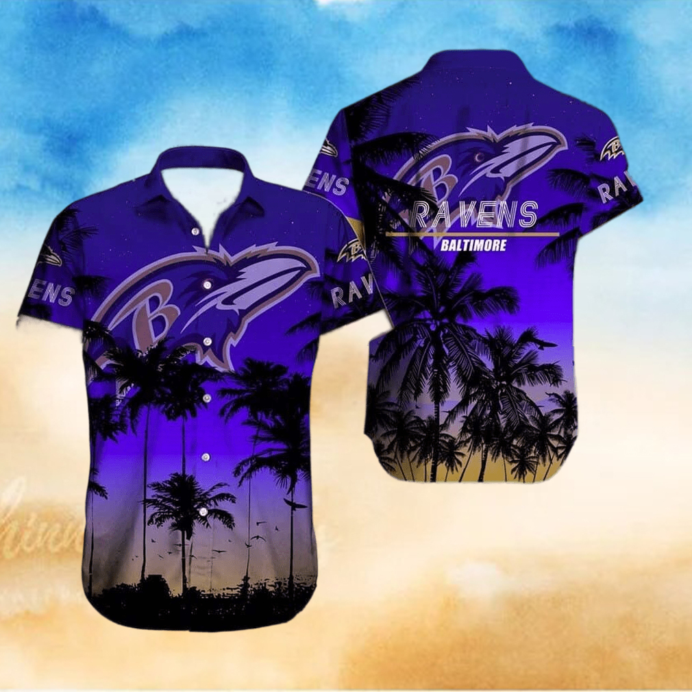 Vintage Aloha NFL Baltimore Ravens Hawaiian Shirt Beach Gift For Him Vintage Aloha NFL Baltimore Ravens Hawaiian Shirt Beach Gift For Him