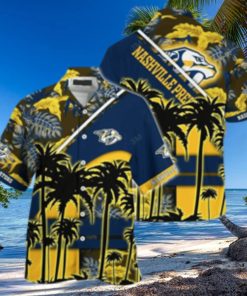 Vintage Aloha NHL Nashville Predators Hawaiian Shirt Beach Gift For Him