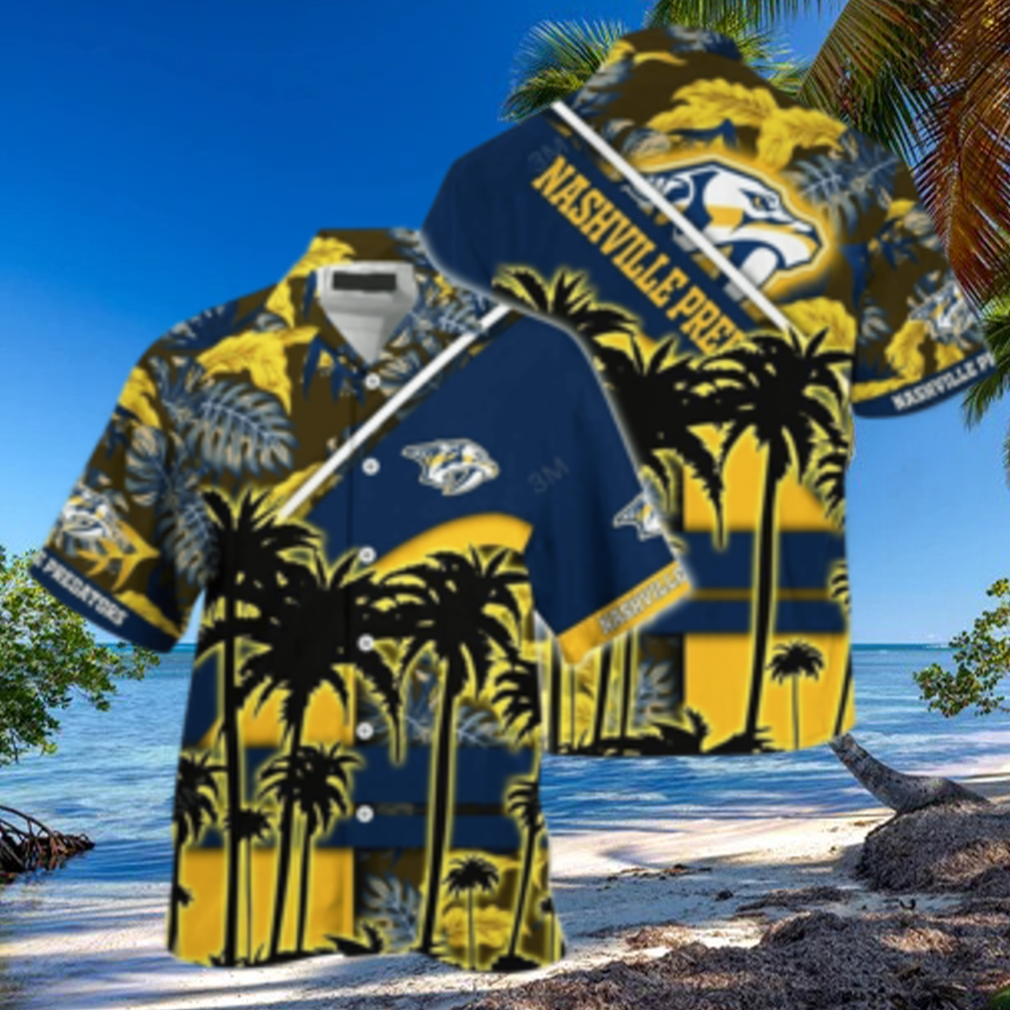 Vintage Aloha NHL Nashville Predators Hawaiian Shirt Beach Gift For Him Vintage Aloha NHL Nashville Predators Hawaiian Shirt Beach Gift For Him