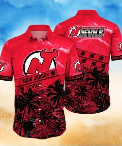 Vintage Aloha NHL New Jersey Devils Hawaiian Shirt