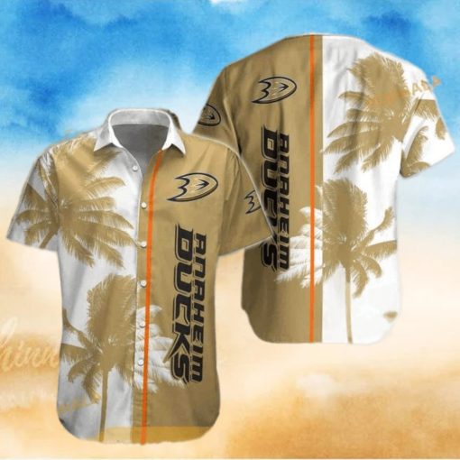 Vintage Anaheim Ducks Funny Hawaiian Shirt Gift For Hockey Fans